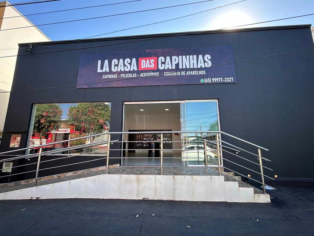 Fachada da La Casa das Capinhas em Nova Mutum